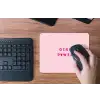Girl power - Roze - Hartje muismat rubber klein -toetsenbord