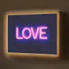Neon - Love - Valentijn Light Box met batterij (Wandlamp) middel -z3d_website