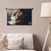 De storm op het meer van Galilea - Rembrandt van Rijn Wandkleed katoen klein -sfeer4