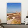 Strand - Zee - Vuurtoren - Nederland canvas 2cm klein -sfeer6