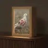 Duif - Bloemen - Natuur Light Box met kabel (Tafellamp) klein -z3d_website