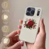 Kerststuk - Poinsettia - Dennenappels - Rood Telefoonhoesje iPhone 17 Pro klein -sfeer3_NL