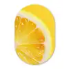 Citroen - Geel - Zonnig Wandcirkel Ovaal Forex klein -3d