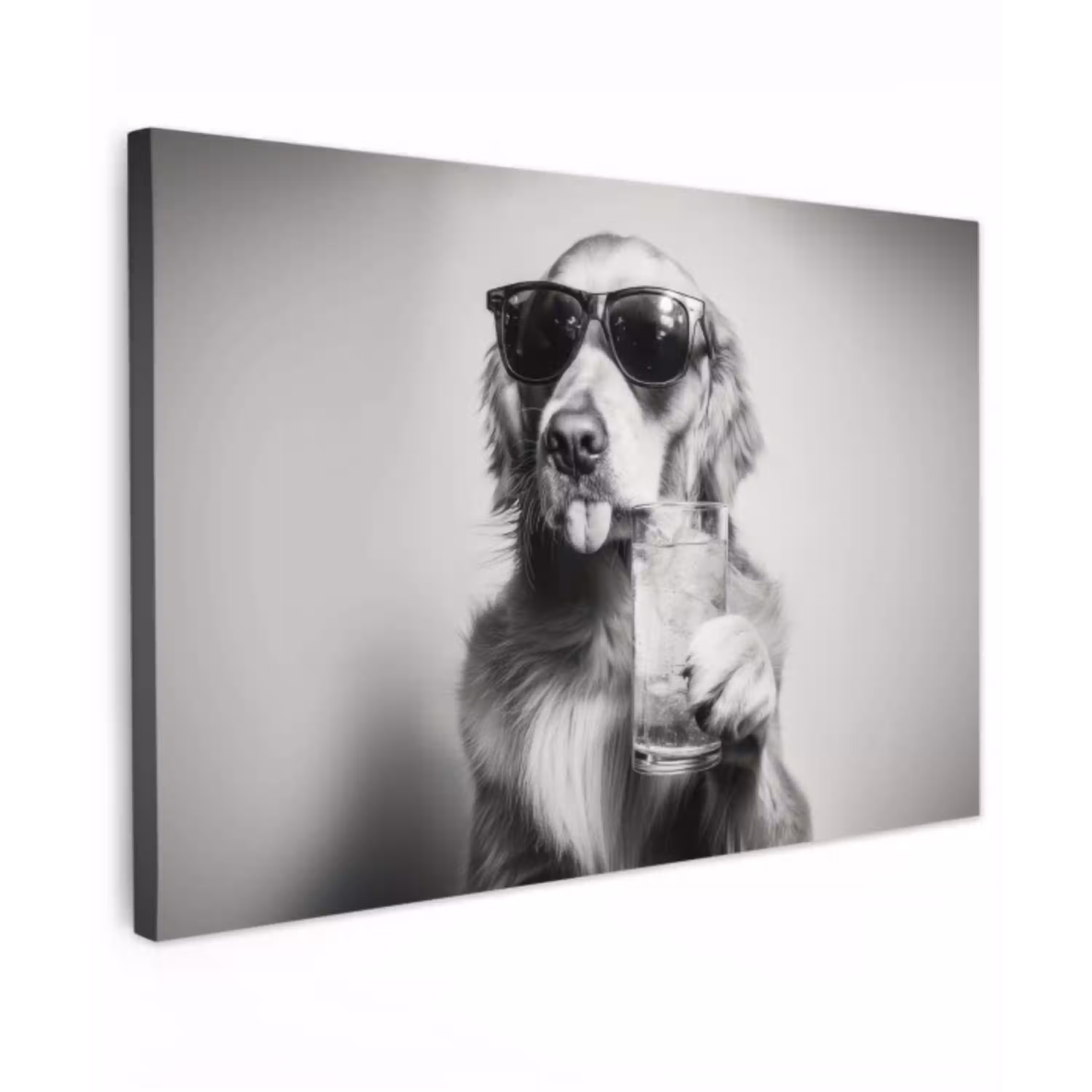Golden retriever - Hond - Zonnebril - Gkas canvas 2cm klein -z3d