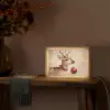 Kerst - Hert - Gewei - Kerstbal - Rendier Light Box met kabel (Tafellamp) klein -sfeer4