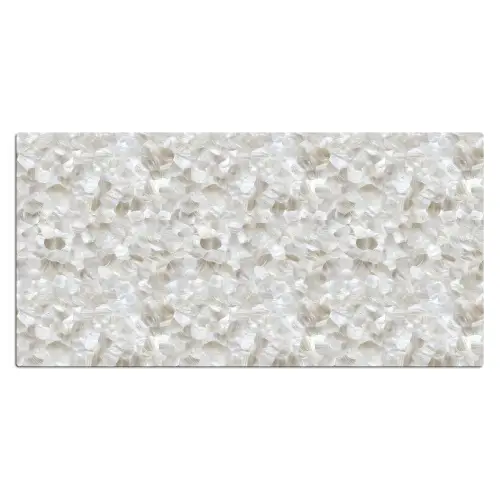 Wit - Penseelstreken - Reliëfeffect Muismat XXL klein 681 -3d_leeg