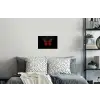 Vlinder - Rood - Contrast Muursticker klein -slaapkamer