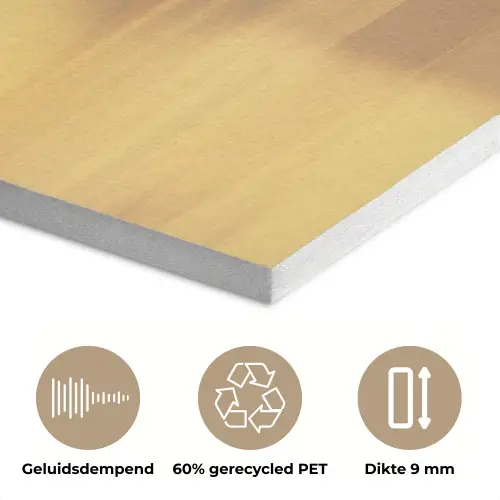 Goud - Disco - Glitter - Peer PET vilt klein -closeup_NL