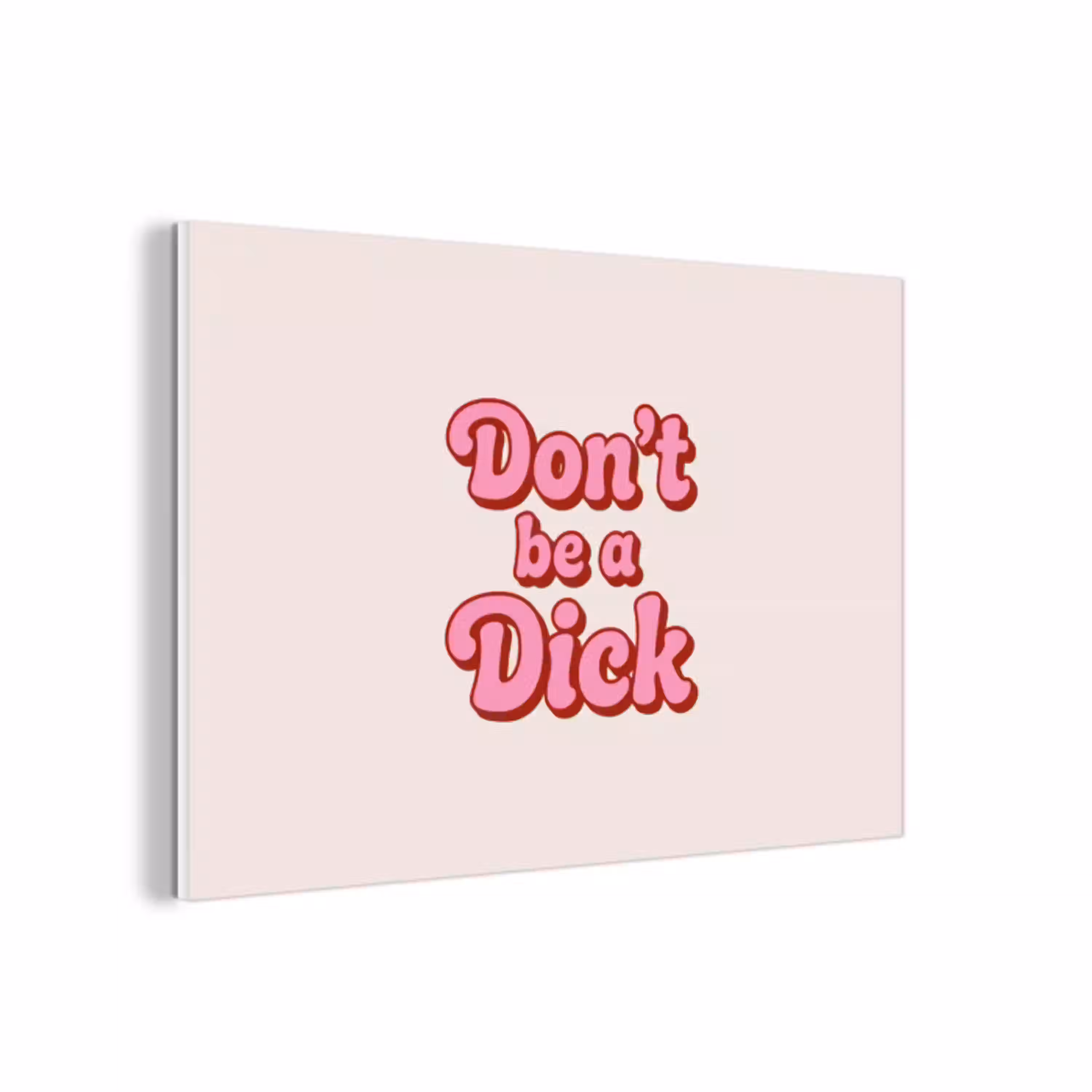 Tekst - Boodschap - Roze forex 5mm xxl -3d