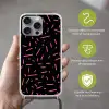 Gaming - Streepjes - Roze - Abstract Hoesje iPhone 16 Pro Max met koord klein -sfeer2_NL