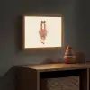 Paard - Galop - Bruin - Stippen Light Box met batterij (Wandlamp kind) middel -sfeer5_kind