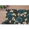 Botanisch - Bloemen - Blauw muismat rubber klein 262 -closeup