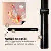 Glazen - Bloem - Roze Inductie beschermer vinyl 3mm middel -zzzzzzz-induclip_ES