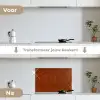 Rood - Bruin - Metaal - Roest keuken achterwand spatscherm klein 900 -voor_na_NL