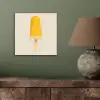 Oranje - Stokje - Waterijsje aluminium wit klein -sfeer2