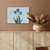 Tulpen - Blauw - Bladeren PET vilt klein -sfeer4