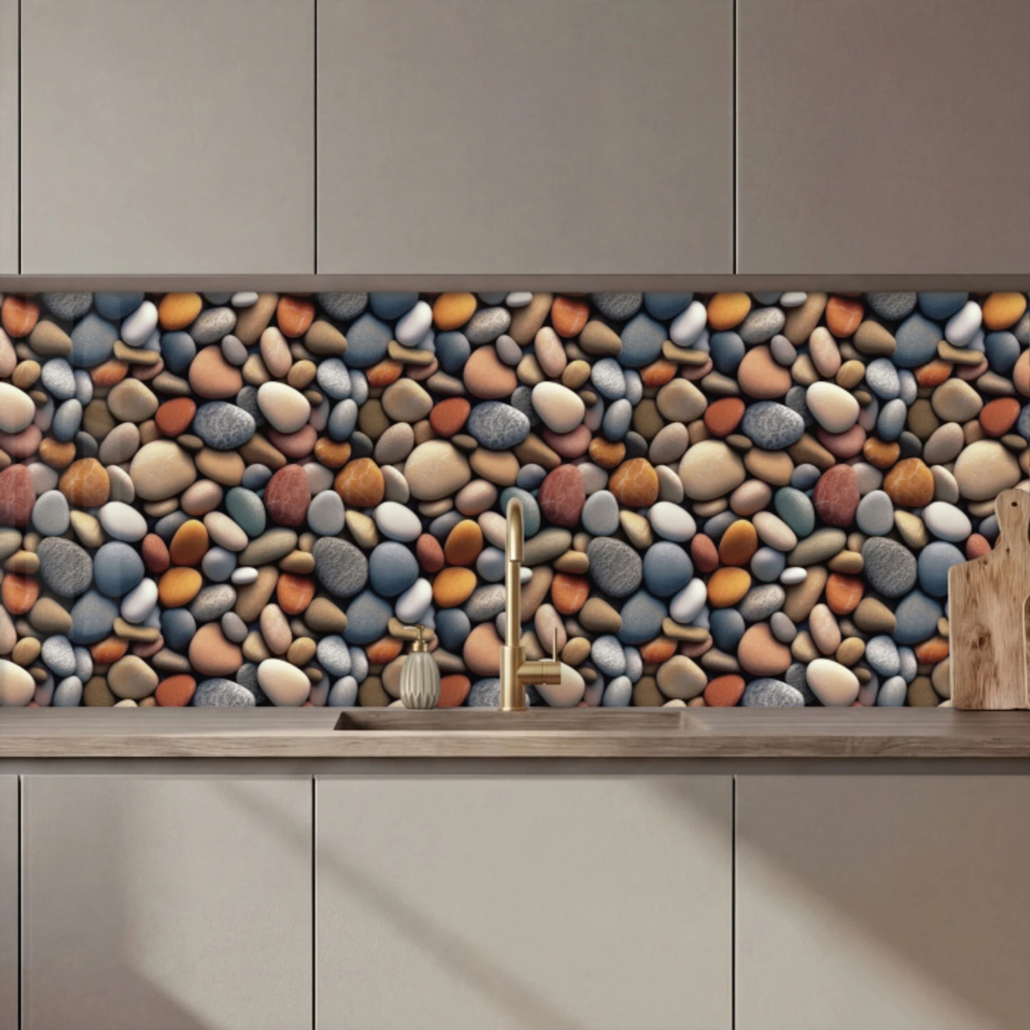 Kleuren - Matte - Stenen keuken achterwand 2 middel 871 zz_3dshopping