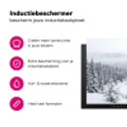 Rivier - Bevroren - Landschap - Winter Inductie beschermer vinyl 3mm klein -wsfeer2_website