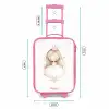 Sierlijke prinses in het wit Kinderkoffer - Roze klein -productfoto_formaten