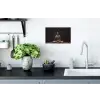 Boeddha - Buddha beeld - Bruin - Spiritueel - Meditatie Muursticker klein -keuken