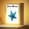 Zeester - Blauw - Spetters Light Box met kabel (Kinderlampje) klein -zzzz_3d_website