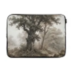 Natuur - Bos - Eik laptophoes neopreen klein -3d