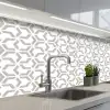 Grafisch - Patroon - Modern keuken achterwand 2 middel 871 -3d_schuin