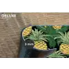 Patroon - Tropisch - Ananas - Illustratie Placemat vinyl groot 368 -closeup