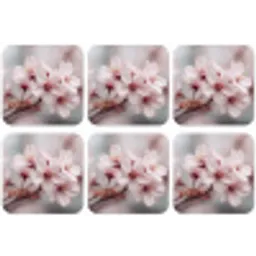 Bloesems - Meeldraden - Geel - Wazig onderzetter kurk middel -zkaufland3dotto