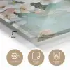 Bloesem - Bladeren - Lichtblauw plexiglas 5mm klein -sfeer2