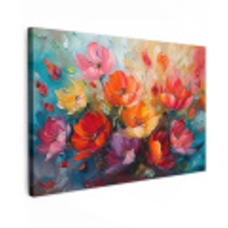 Bloemen - Kunst - Watercolor - Botanisch canvas 2cm klein -z3d