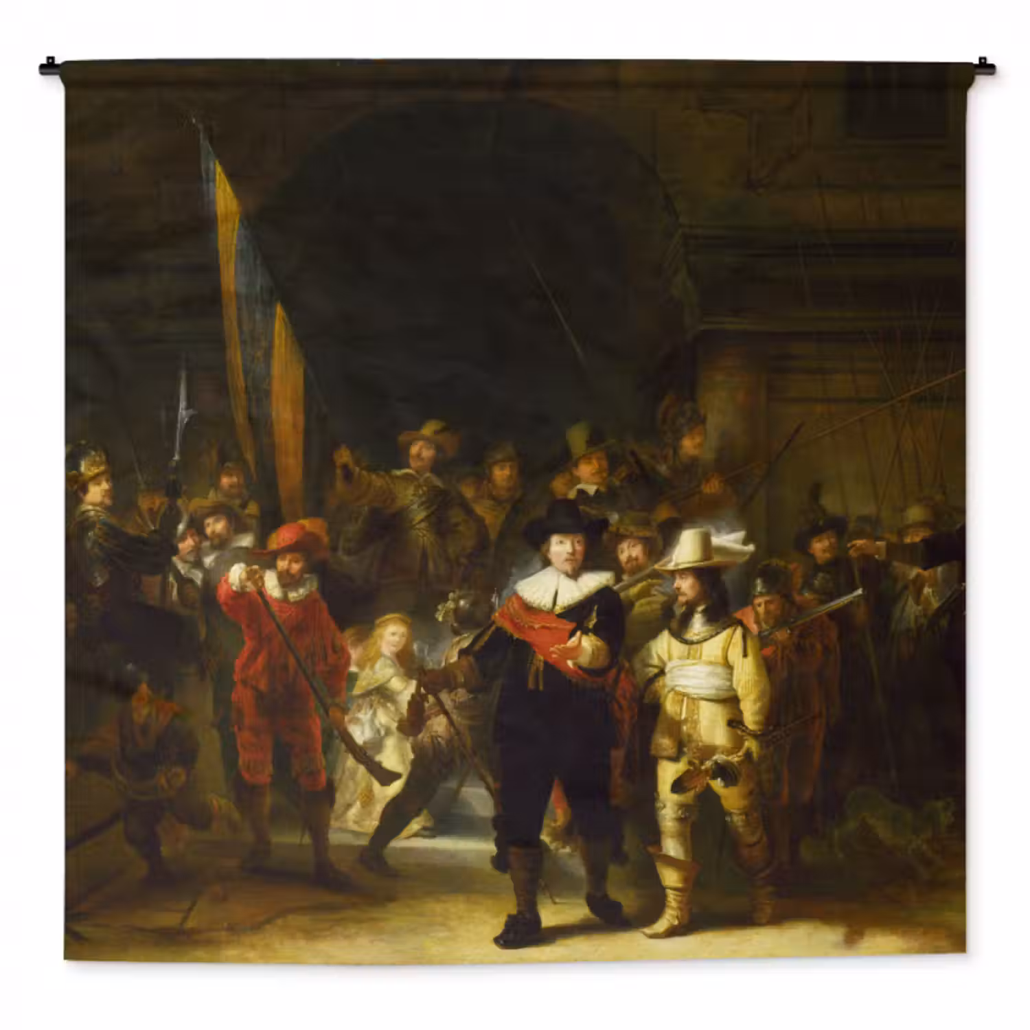 Wandteppich - Die Nachtwache - Rembrandt van Rijn
