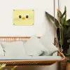 Kuiken - Vrolijk - Geel - Minimalistisch tuinposter los doek klein -sfeer7