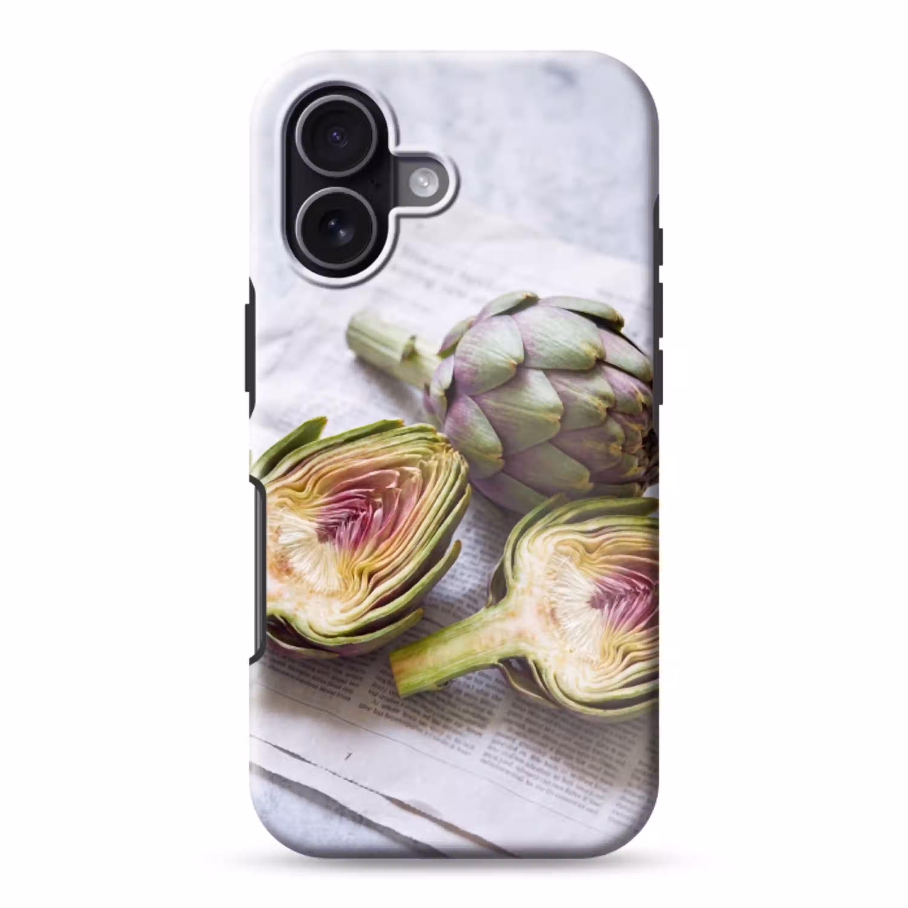 Artisjok - Doorgesneden - Eten Toughcase MagSafe Apple iPhone 17 klein -3d
