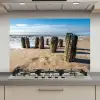 Zand - Strand - Paal - Water - Zomer keuken achterwand spatscherm klein -3d_website