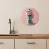Kauwgom - Retro - Snoep - Roze KitchenYeah - Keuken - Wandcirkel Forex klein -sfeer3