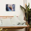 Kersttrein - Sneeuw - Winter - Kerst tuinposter los doek klein -sfeer7