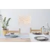 Beige - Aardspatroon Muursticker klein -eettafel