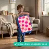 Roze bloemen Kinderkoffer - Blauw klein -sfeer2_FR