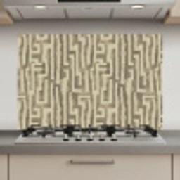 Abstract - Geometrisch - Groen keuken achterwand spatscherm klein 900 -3d_website