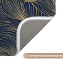 Abstract - Lijnen - Blauw - Goud WCmat klein 1009 -USP_AntislipDE