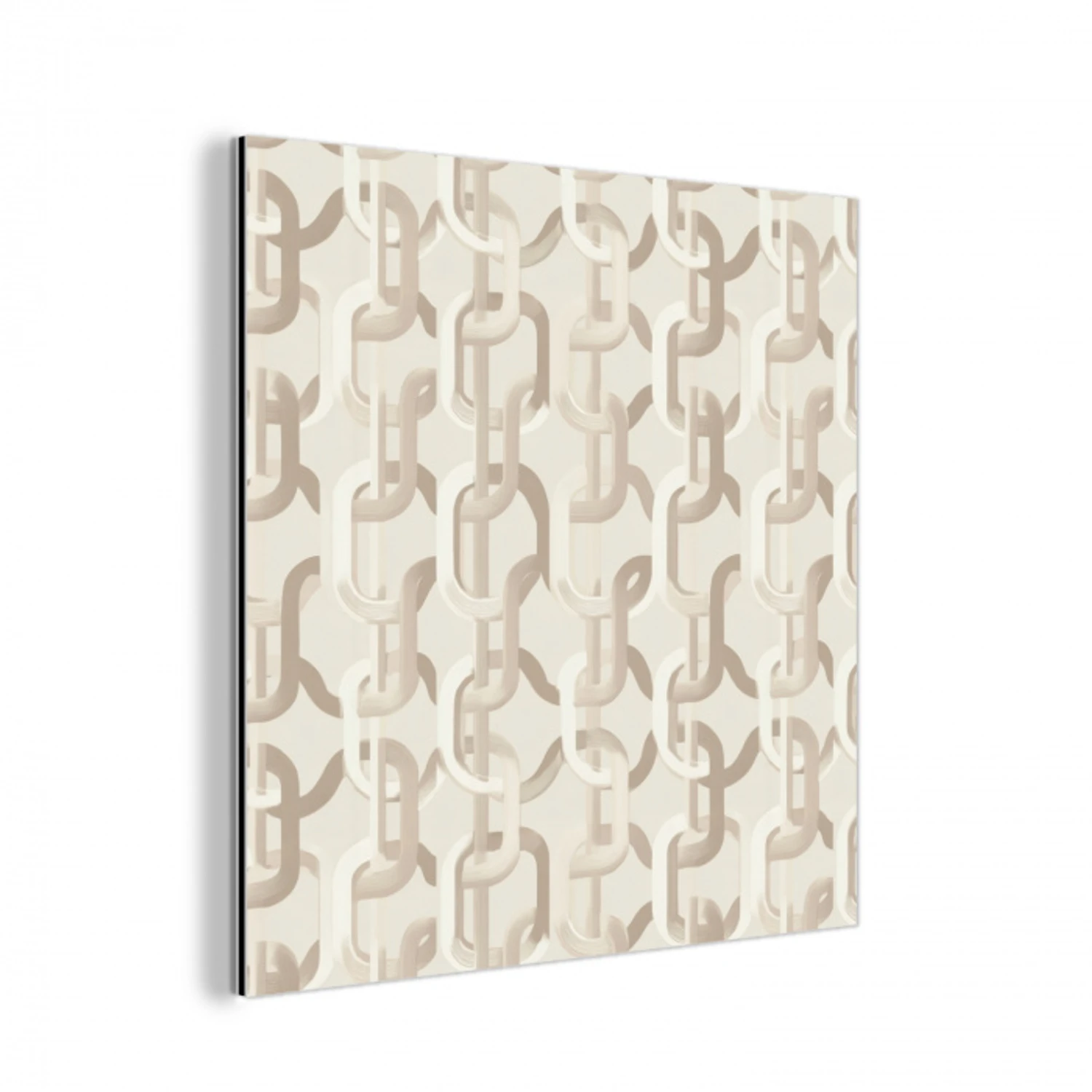 Motief - Abstract - Beige aluminium wit klein 46 -3d