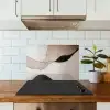 Contourlijnen - Abstracte landschap keuken achterwand spatscherm klein -sfeer2