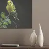 Parkiet - Tak - Bladeren - Geel PET vilt klein -sfeer6_closeup