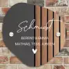 Hout en antraciet - Sierlijk Naambord Organisch middel -sfeer10