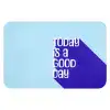 Today is a good day - Blauw - Schaduw Badmat klein -3d