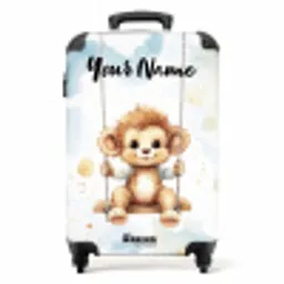 Axel aapje NBS - Handbagage koffer - Kinderen Unisex middel -productfoto_recht