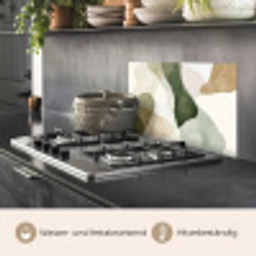 Japandi - Abstract - Groen keuken achterwand spatscherm klein -usp_DE