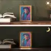 Zingende man - Glitterjas - Microfoon Light Box met kabel (Tafellamp) klein -sfeer3