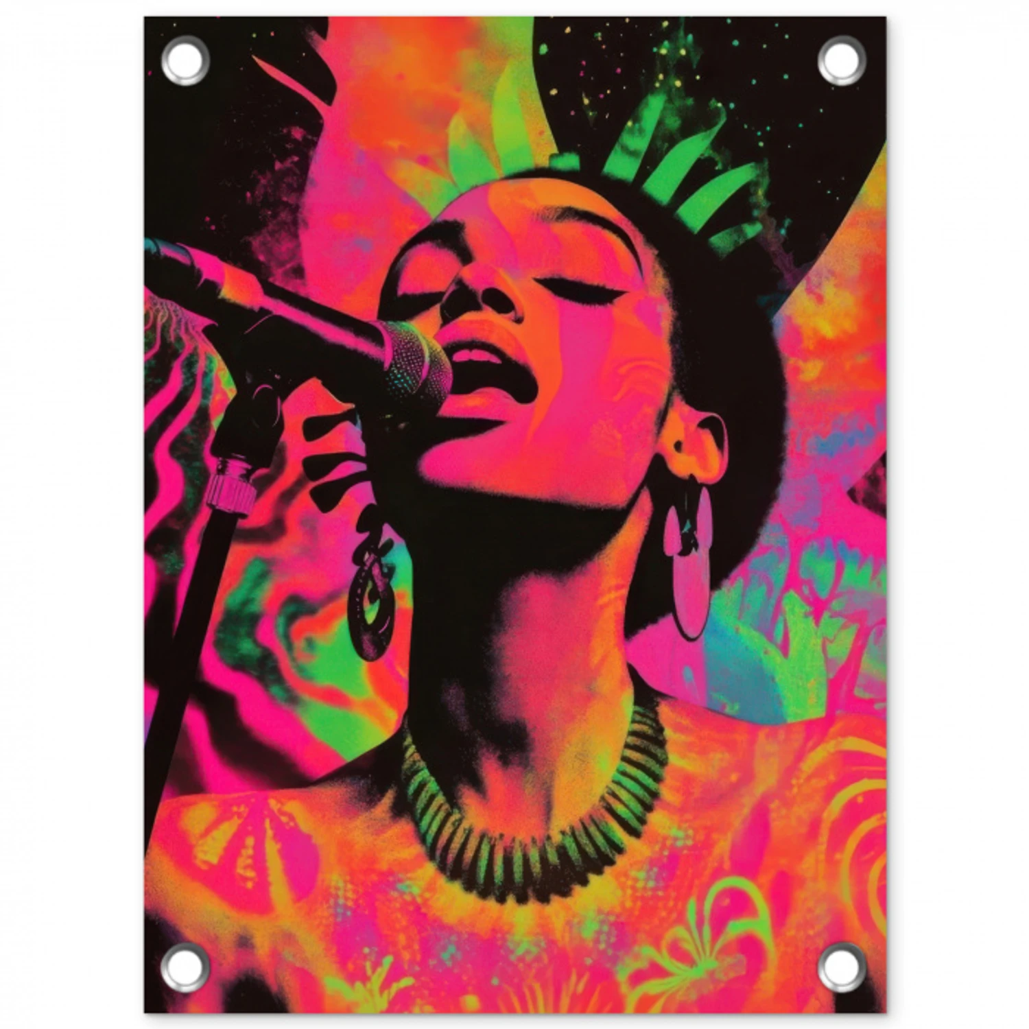 3-2-3 tuinposter los doek klein -3d